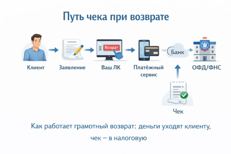 Как сделать возврат по онлайн-кассе и не запутаться в чеках